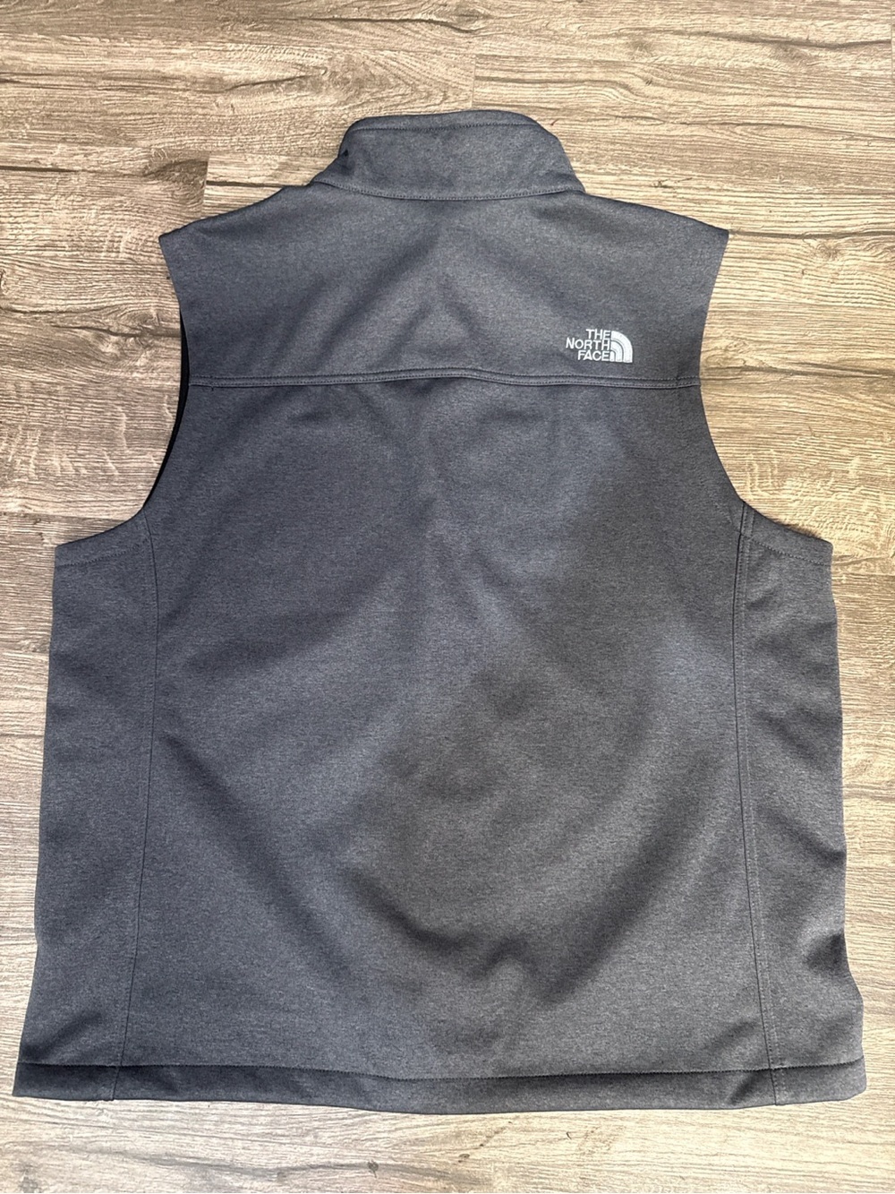 The North Face Ridgewall Soft Shell Vest Men’s XL Dark Grey WindWall NF0A3LGZ - Picture 6 of 9